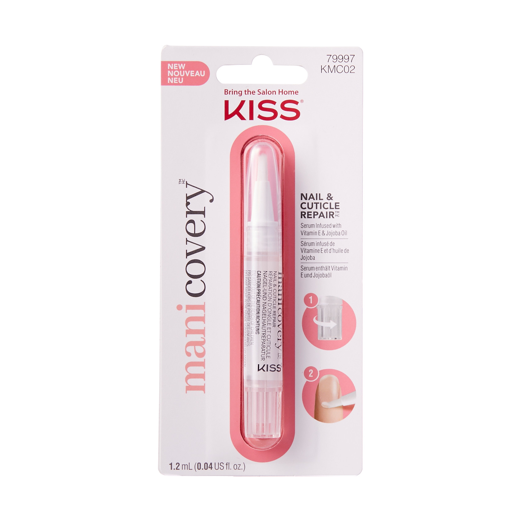 ფრჩხილის შრატიKS Manicovery Nail & Cuticule Repair Pen 12 ml- Kiss